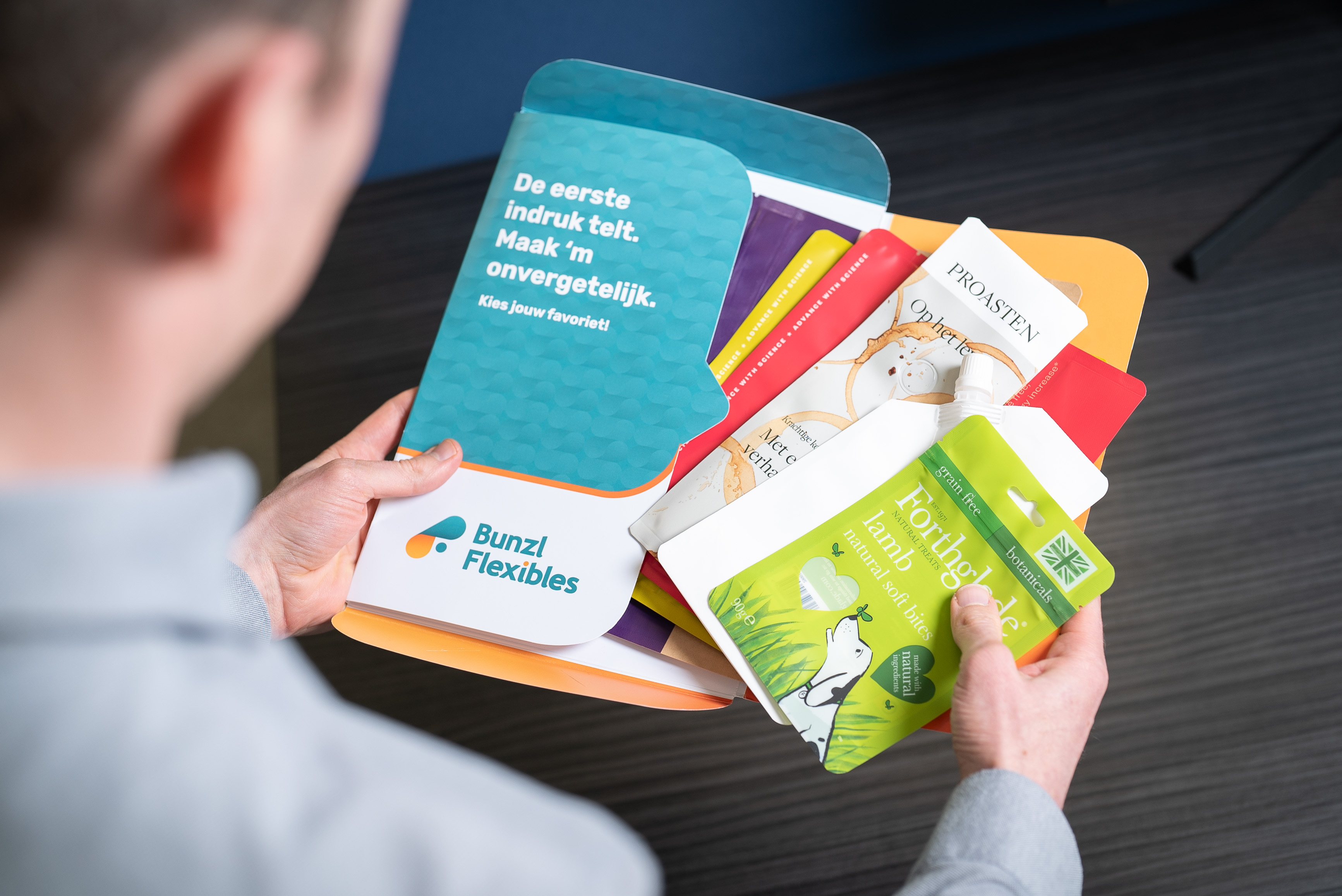 Bunzl Flexibles samplebox met pouches
